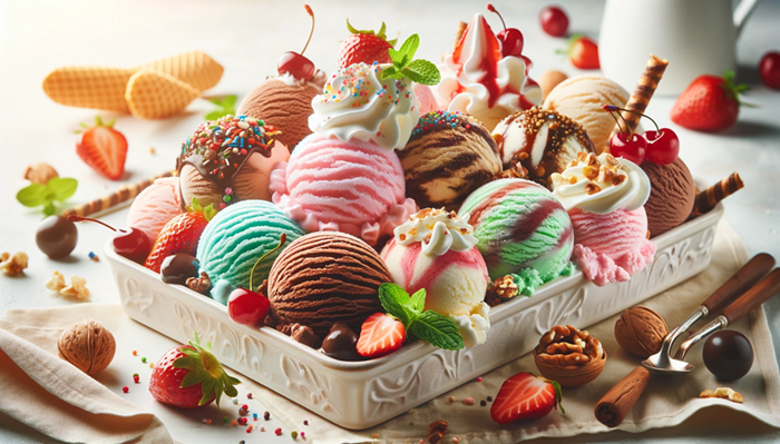 Gemischtes Eis