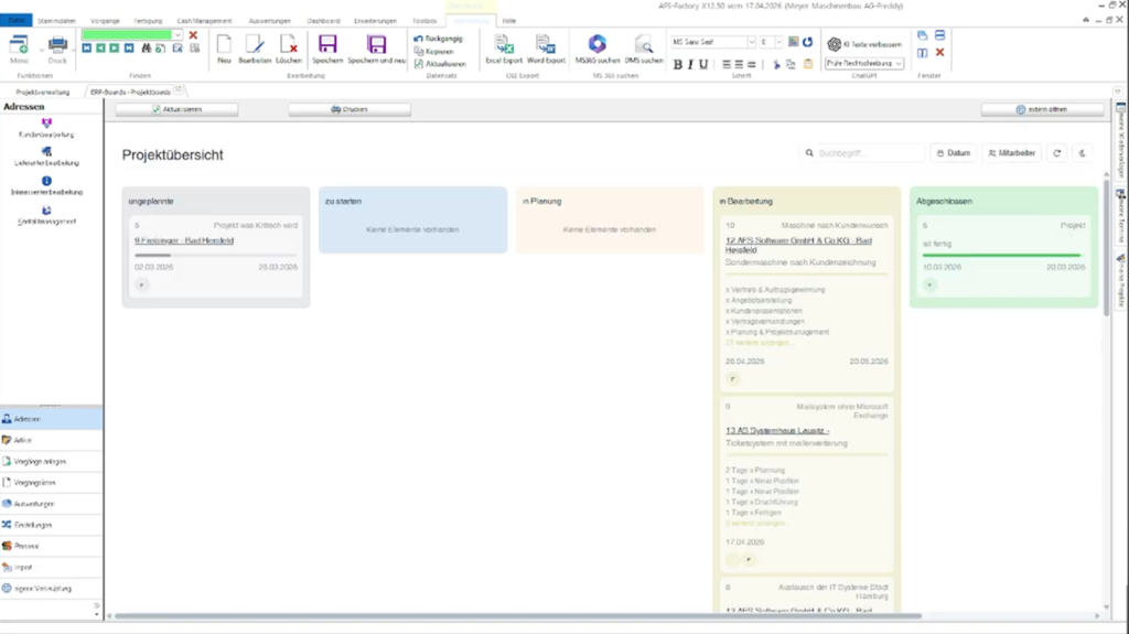 Produktionsplanungssoftware & PPS-System projekt_boards