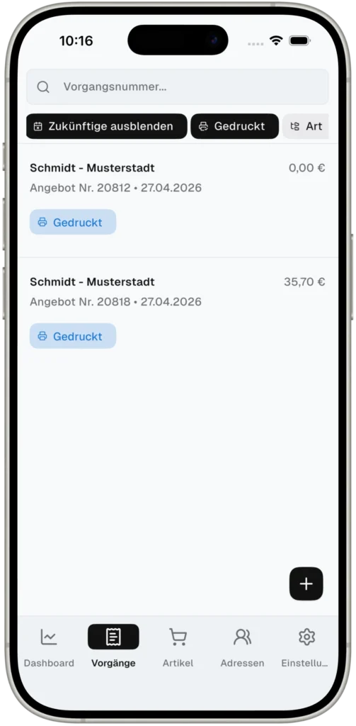 Liste filtern